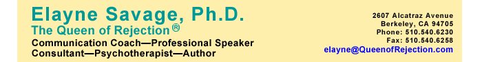 The Queen of Rejection™ communication coach - speaker - psychotherapist - author