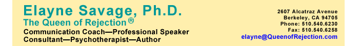 The Queen of Rejection™ communication coach - speaker - psychotherapist - author